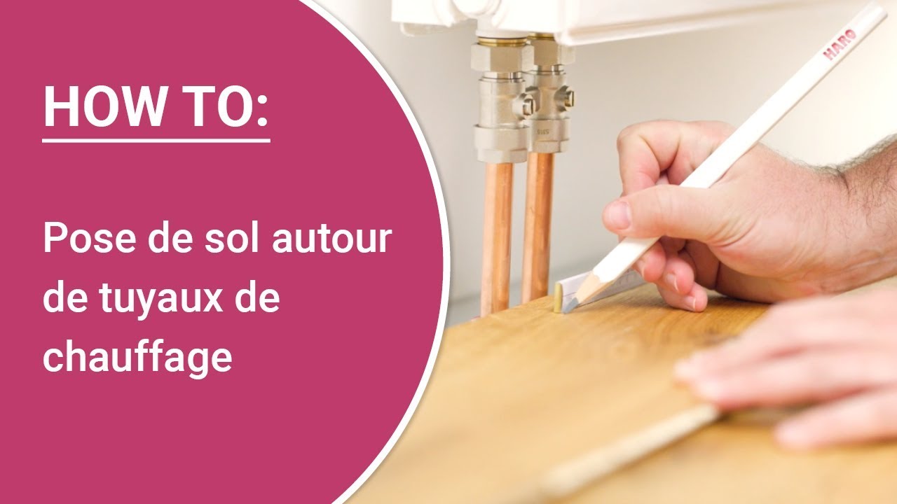 Instructions&nbsp;: Pose de sol autour de tuyaux de chauffage