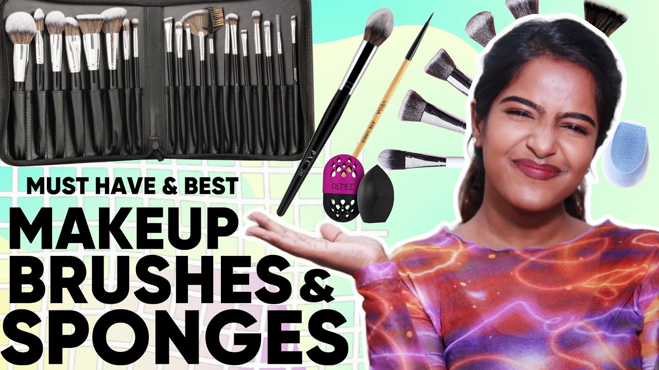 Must Have & My Favourite Makeup Brushes & Sponges For Flawless Makeup🖌️
