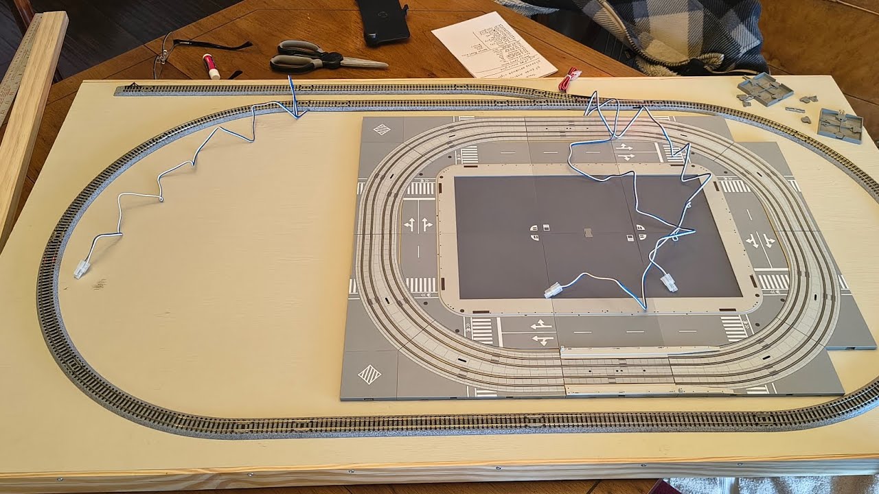 Kato V60 Unitram Kit details with New N Scale Layout underway.