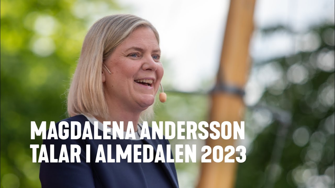 Magdalena Anderssons tal i Almedalen 2023