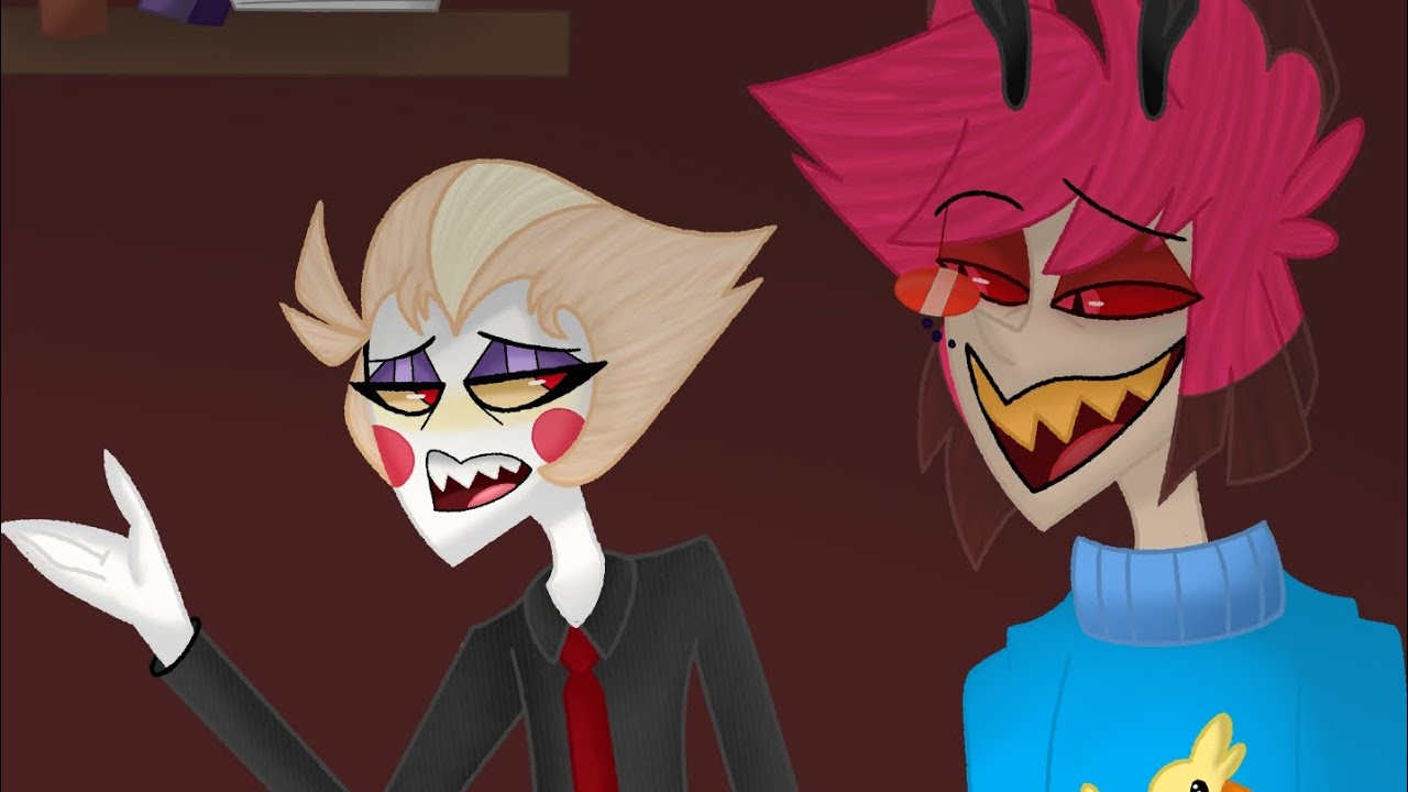 Tipsy Alastor and Lucifer Full Speedpaint 
