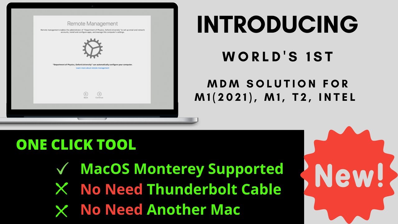 [For Servers] MAC MDM BYPASS M1 Max Supported With LPRO MDM v1.3 Solution - INSTANT BYPASS MDM/DEP