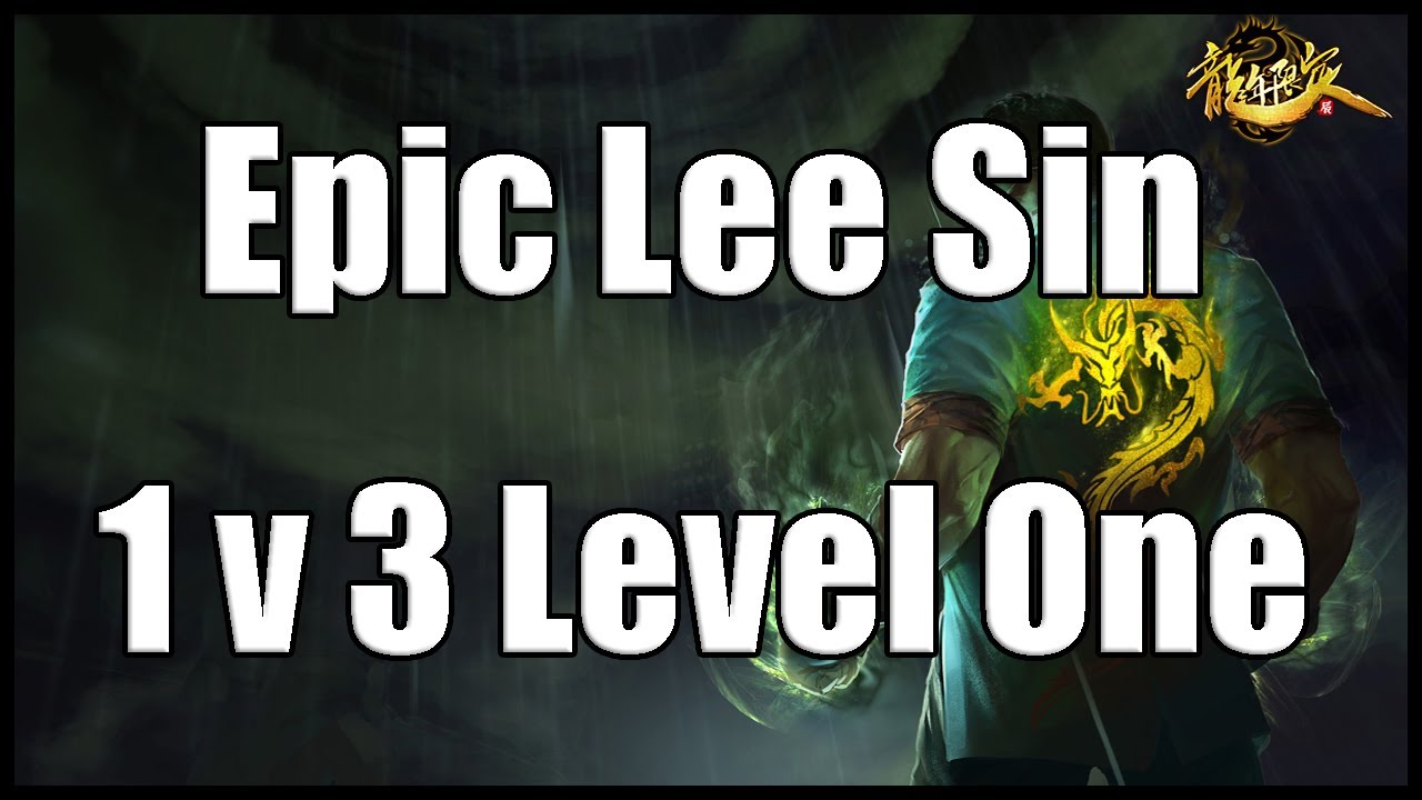 Crazy level 1 Fight and Lee Sin 1v3