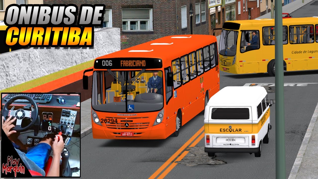 ONIBUS DE CURITIBA RODANDO NO VALE DO AÇO !!! OMSI 2 - G27