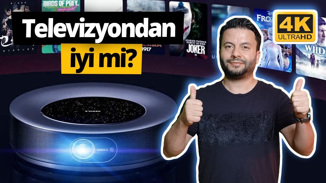 4K projeksiyon Anker Nebula Cosmos Max Projeksiyon inceleme!