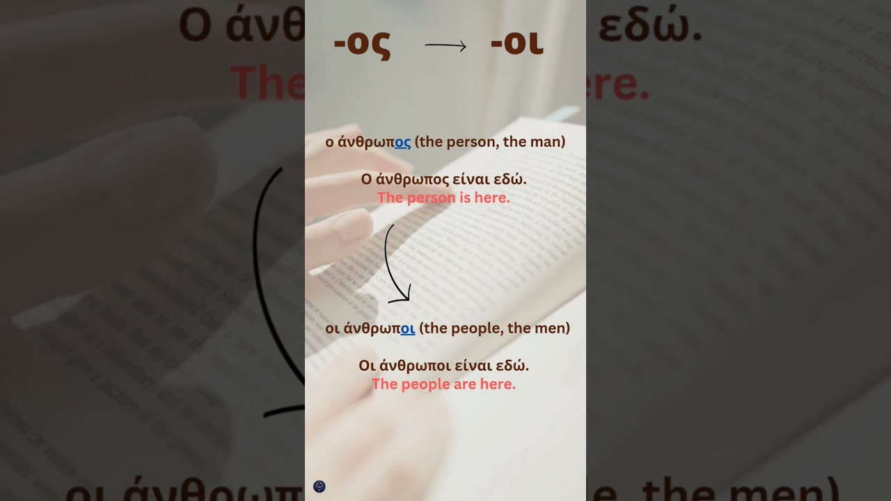 Plural Nominative: Masculine gender nouns (1st part) #shorts #study #short