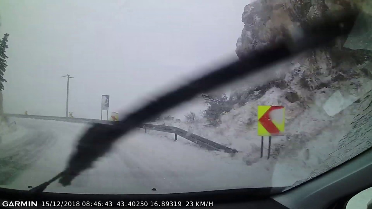 DRIVE #413: Omiš-Gata-Kostanje-Slime-Brela (Croatia) (timelapse 4x) *Read Description*