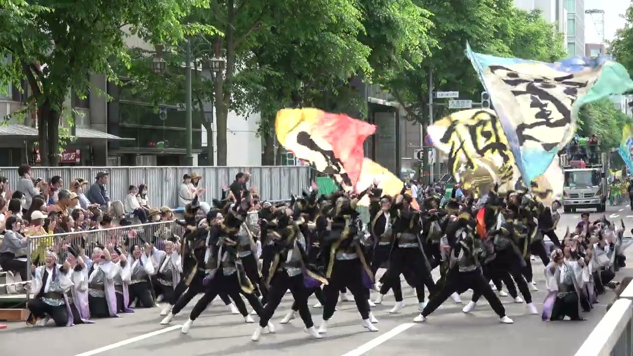 北海道科学大学〜相羅〜【4K】／パレード南５丁目（11日午後）／第32回YOSAKOIソーラン祭り2023