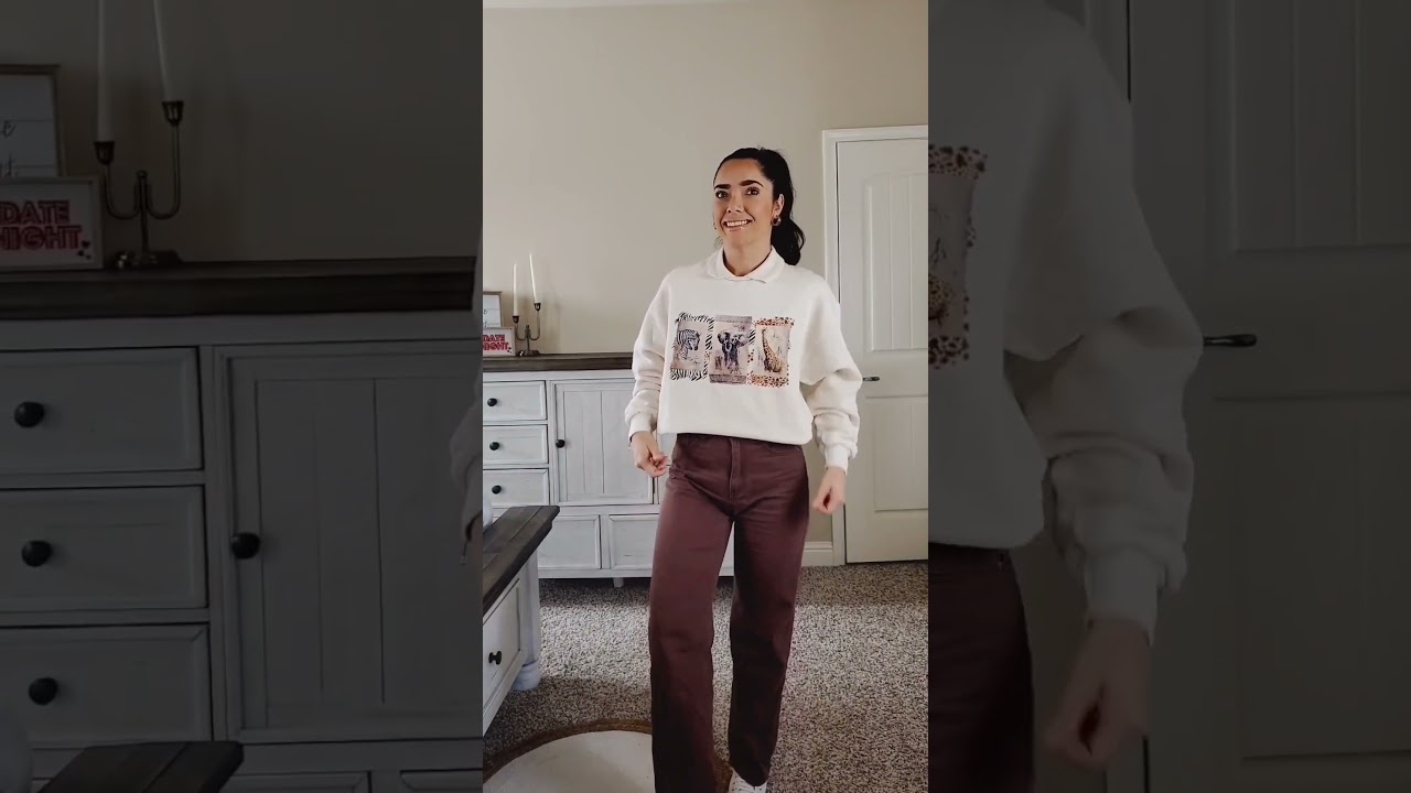 GRWM!!! Como combinar un su&eacute;ter de segunda mano. 🤎#oodt#thrifting#casualstyle#