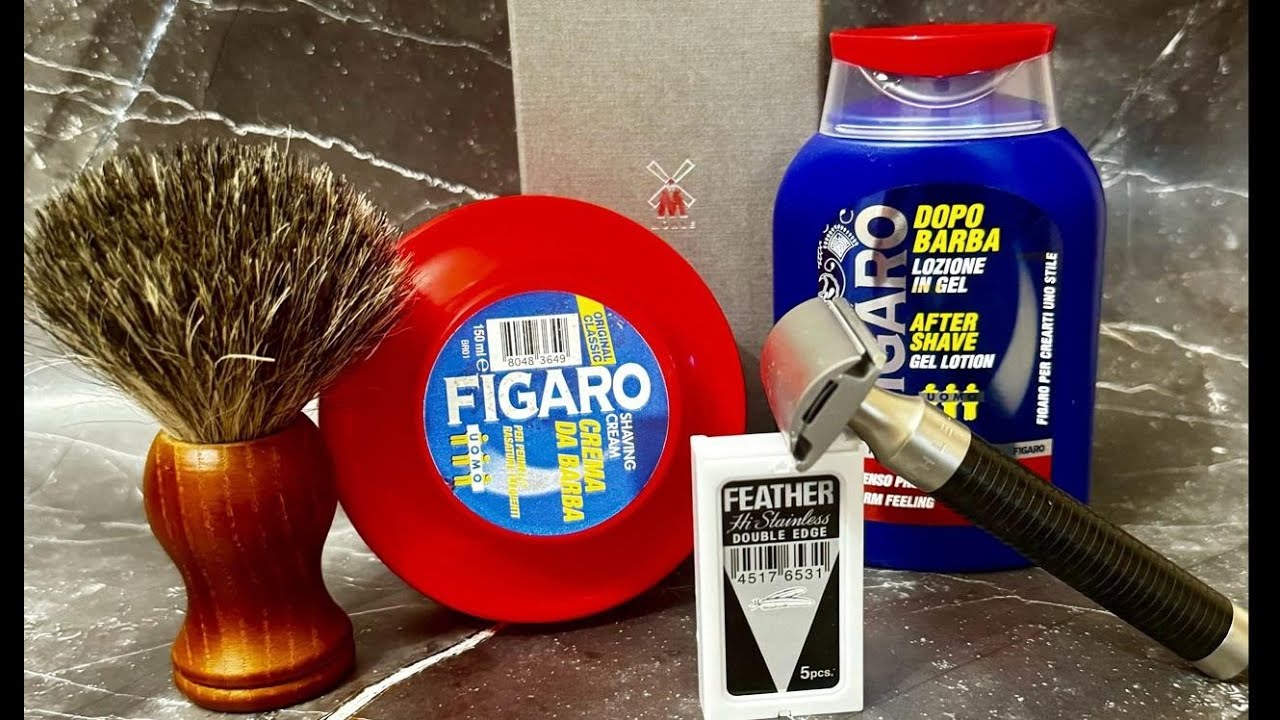 Закрываем гештальт. Muhle Rocco R96, лезвие Feather, барсук от BY TM, мыло и лосьон от Figaro
