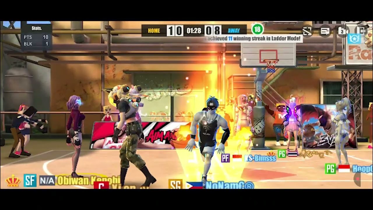 Nerve Waracking Battle with No Namer / Clutch! --- Louise Streetball Allstar