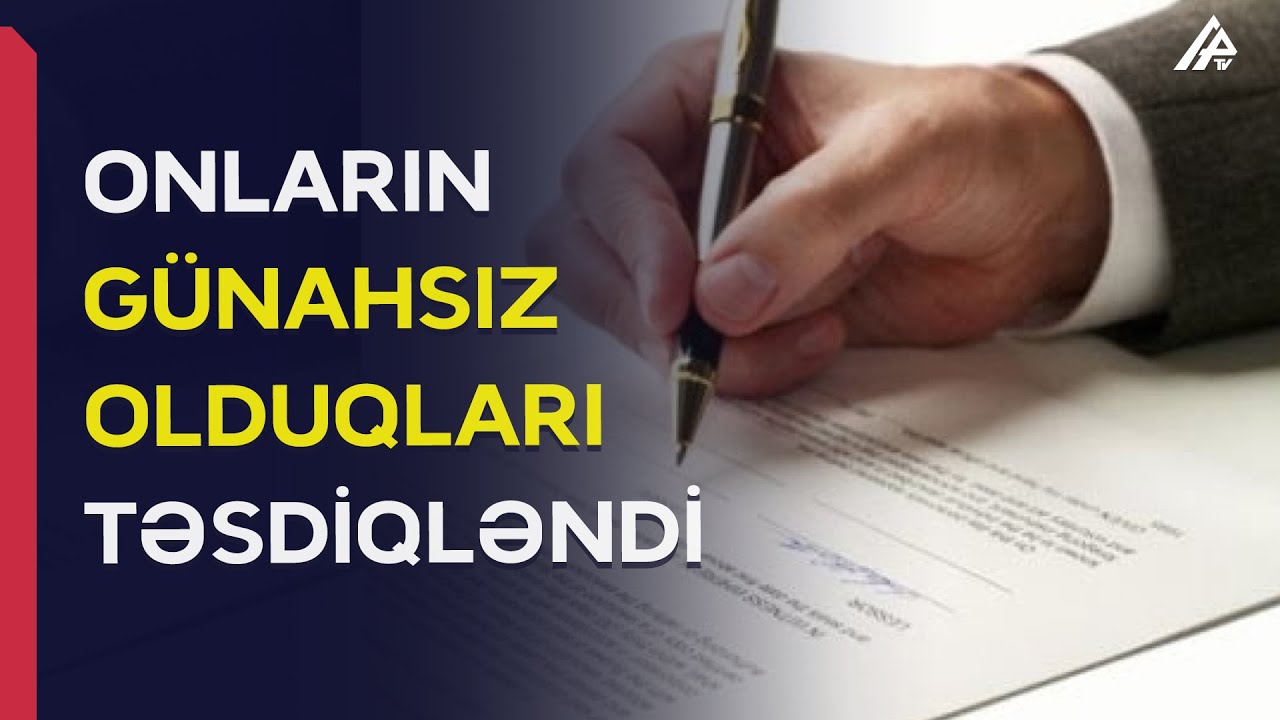 “Tərtər işi” ilə bağlı bəraət alan 18 nəfərin ADI və RÜTBƏSİ - APA TV