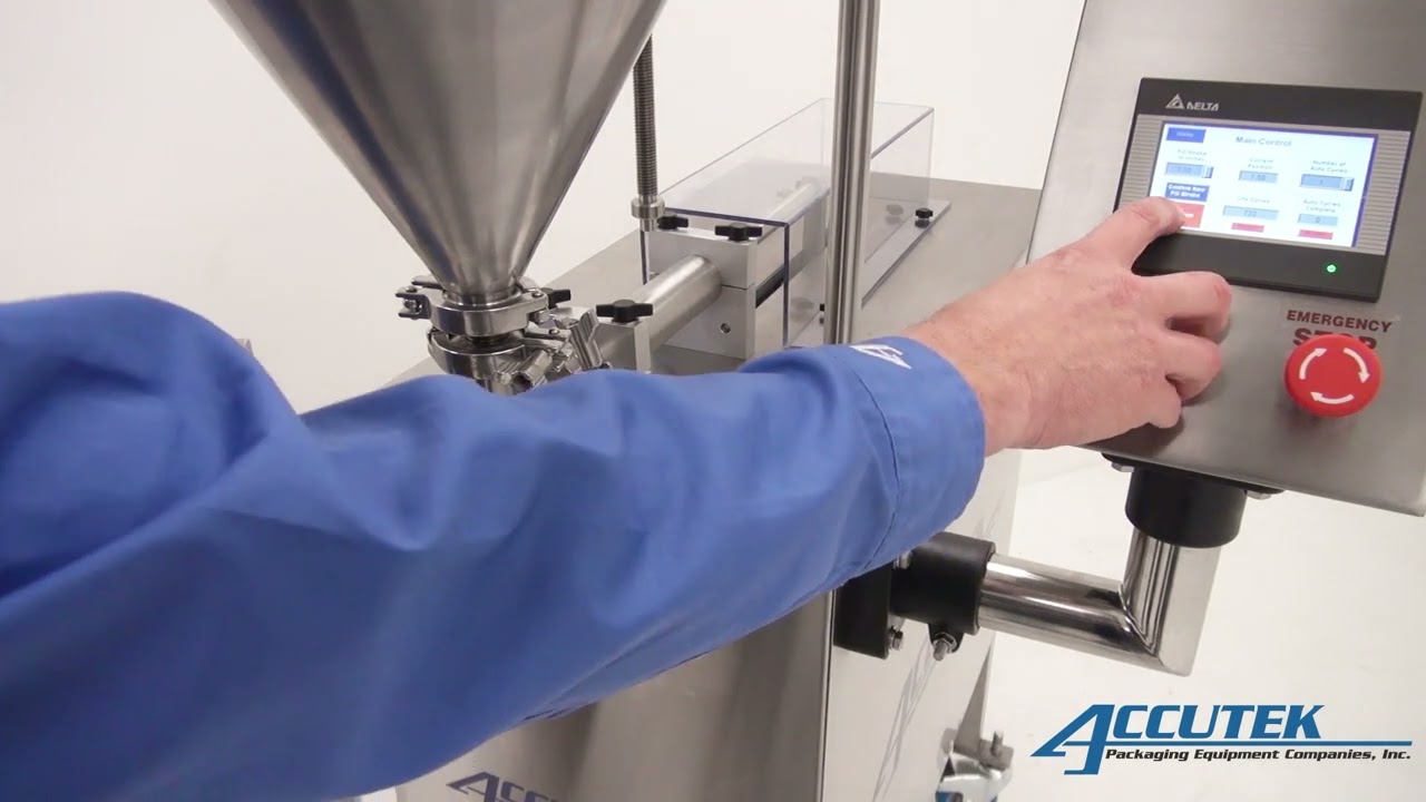 Accutek All‑Electric Servo Driven Piston Filler | Liquid Filling Solution