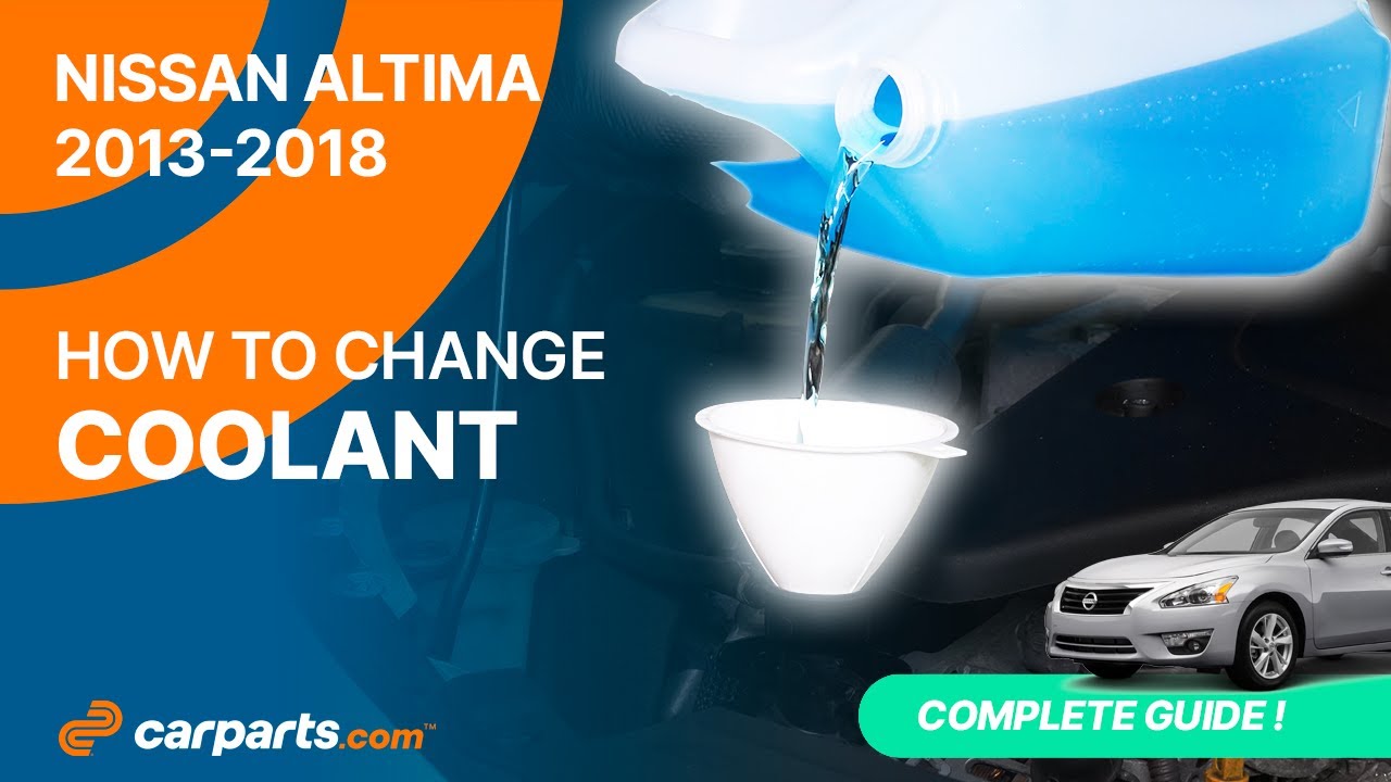 How to change the Coolant 2013-2018 Nissan Altima ❄️
