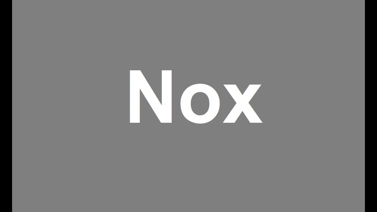 Como calcular o Nox?