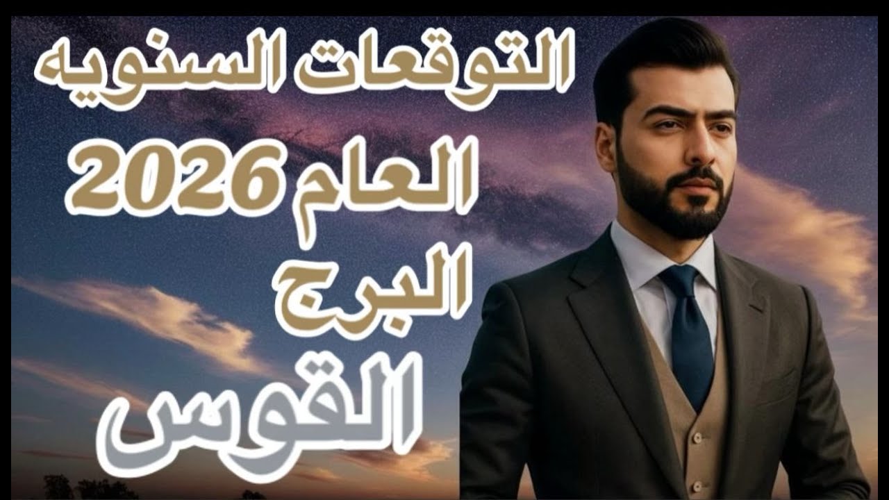 التوقعات السنويه العام 2026 البرج القوس عالم الفلك عبدالقادر