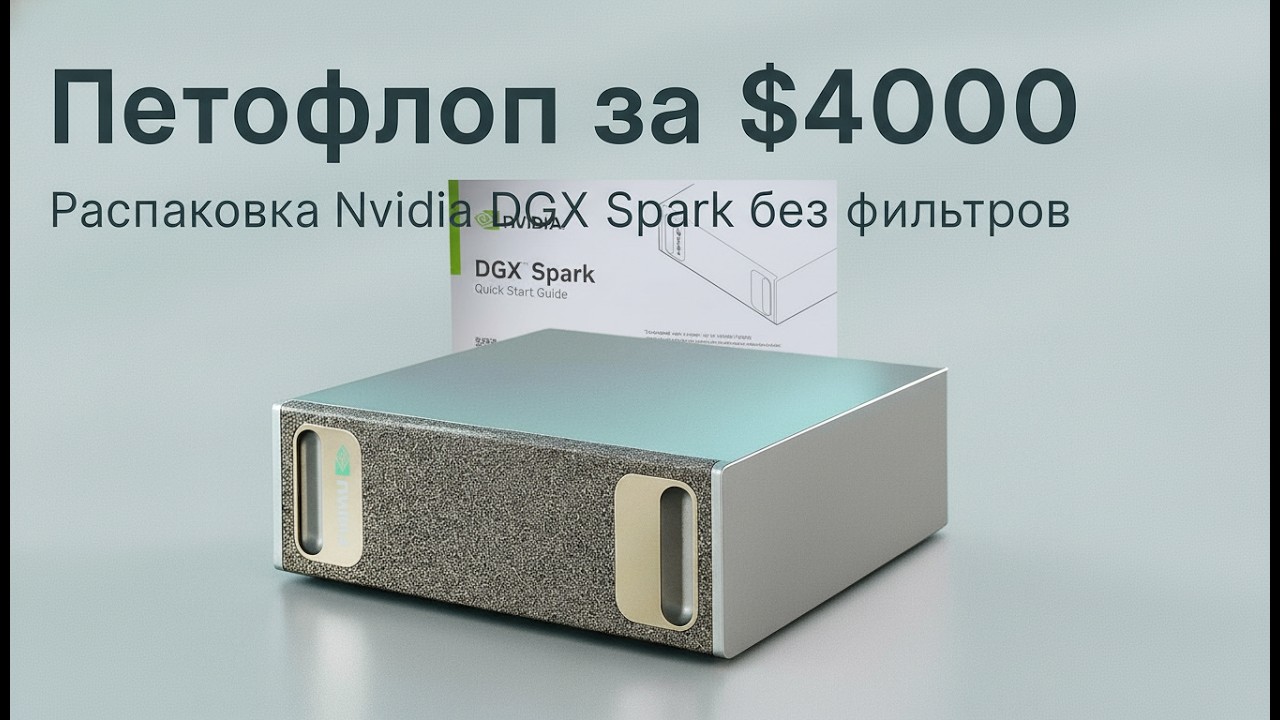 Nvidia DGX Spark &mdash; петофлоп в коробке. Распаковка за $4000