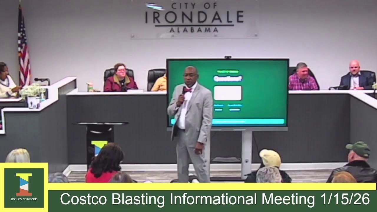 Costco Blasting Informational Meeting 1/15/26