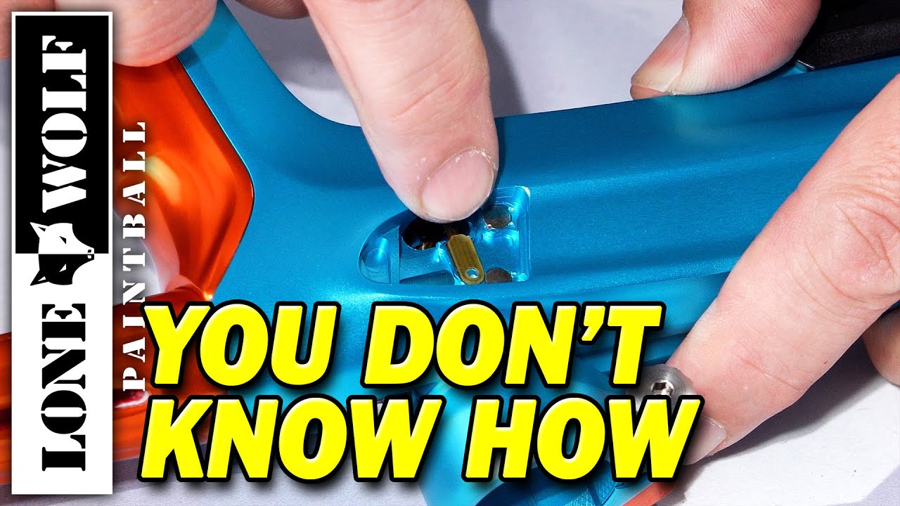 How to Remove and Clean Eyes on your Luxe TM40 | Lone Wolf Paintball