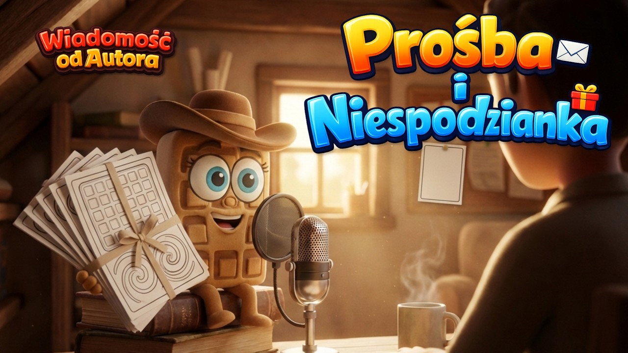 Prośba i Niespodzianka! 🎁 Wiadomość od Autora | Felek Wafelek (OA_013)