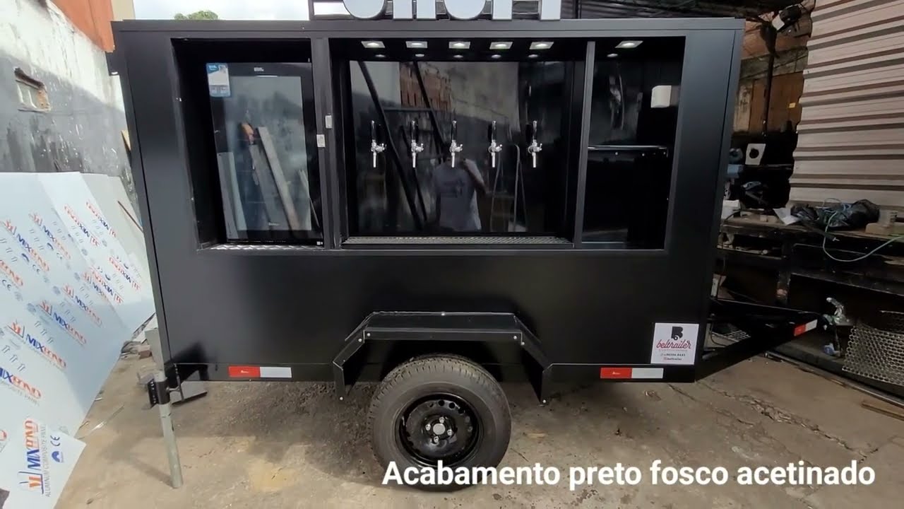 #9 Trailer beer truck 5 vias chopeira elétrica cliente Cuiabá MT (I LOVE CHOPP)