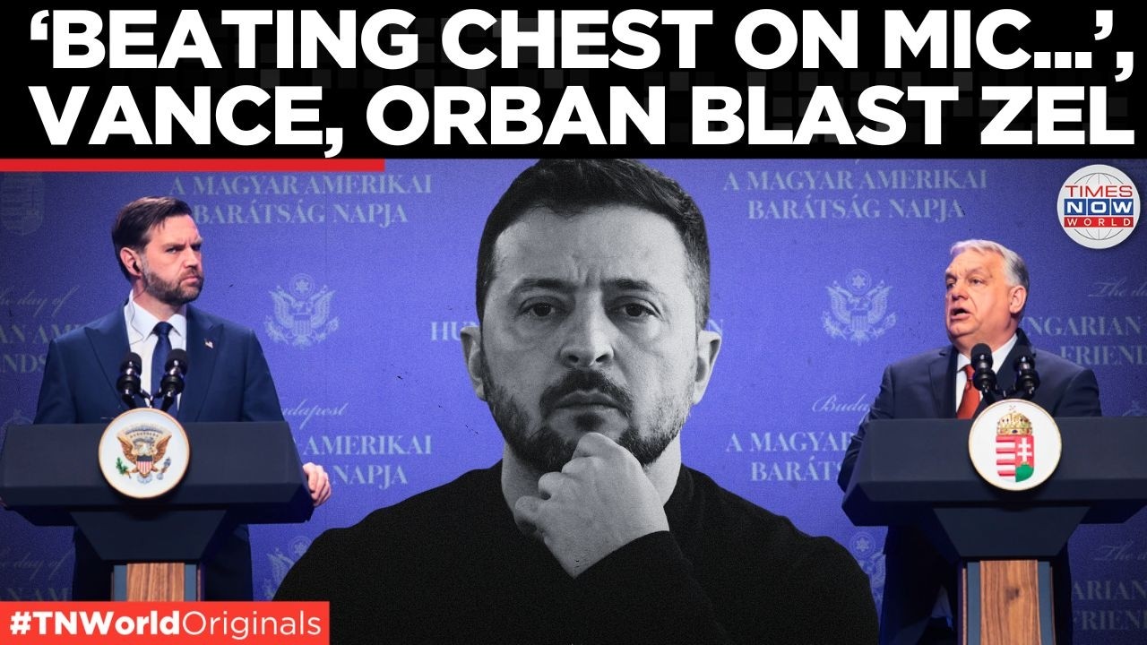 &lsquo;Feeding Young Men To War&rsquo;, JD Vance & Orban Blast Europe Over Ukraine Conflict | Times Now World