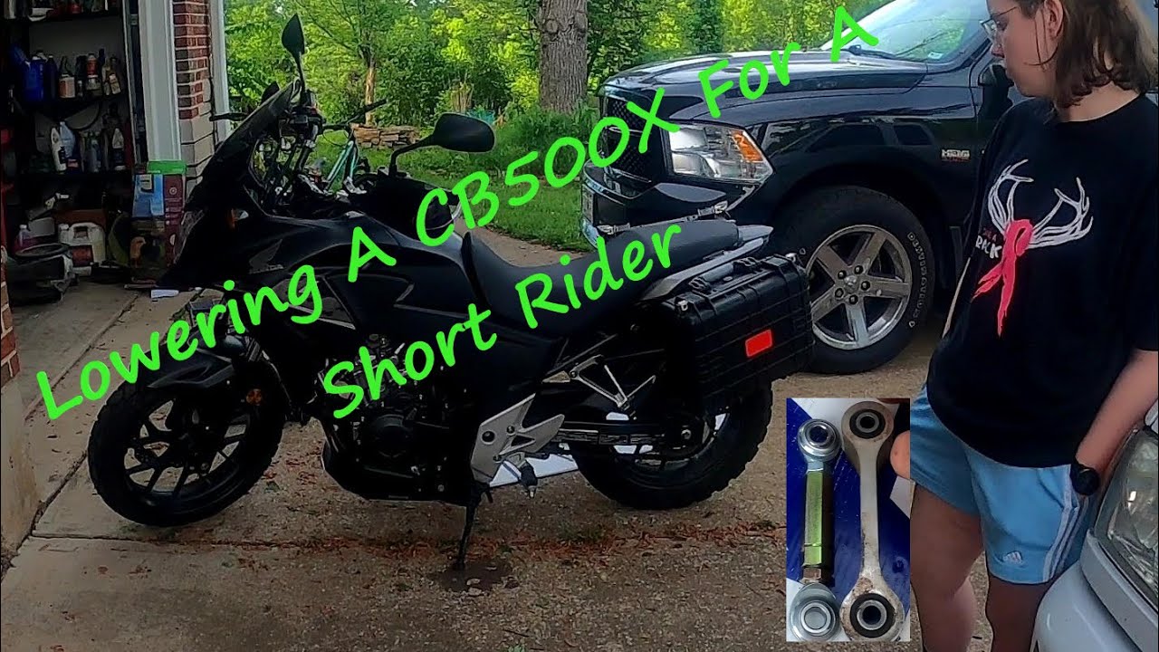 Lowering A CB500X For a Short Rider
