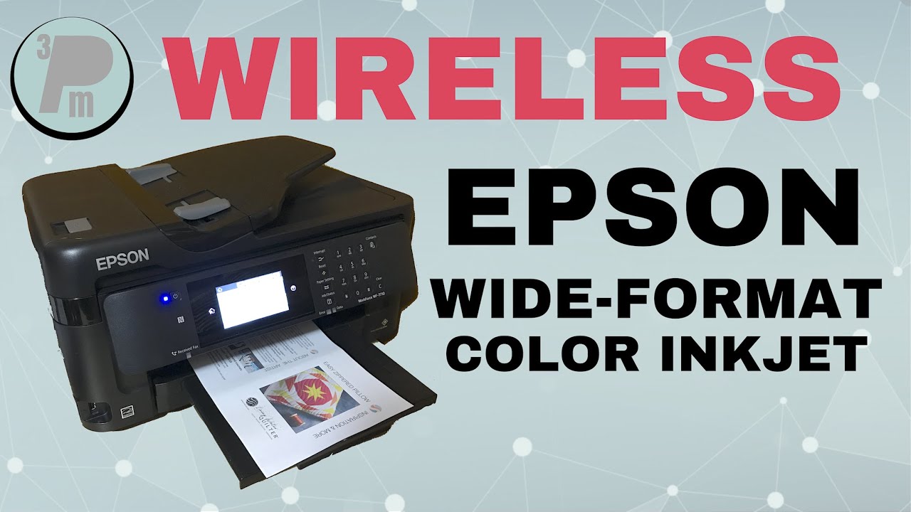 Wireless Wide-Format Inkjet Printer