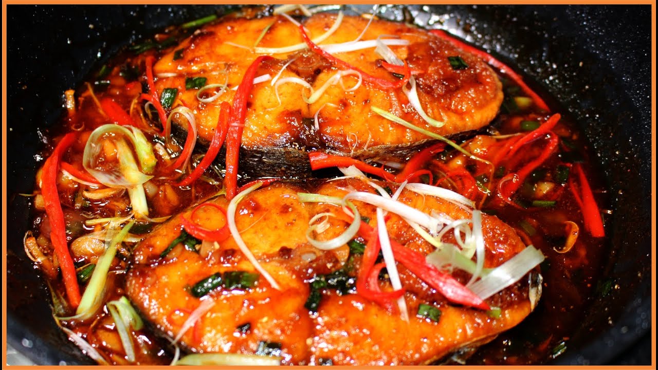 Cá Thu Chiên Nước Mắm, Công Thức Ngon Cho Gia Đình. Tasty Crispy Pan Seared Mackerel Recipe Dinner.