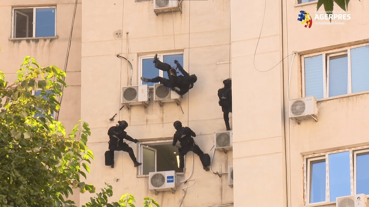 Happy Nation but it's the Romanian Police [Poliția Română]