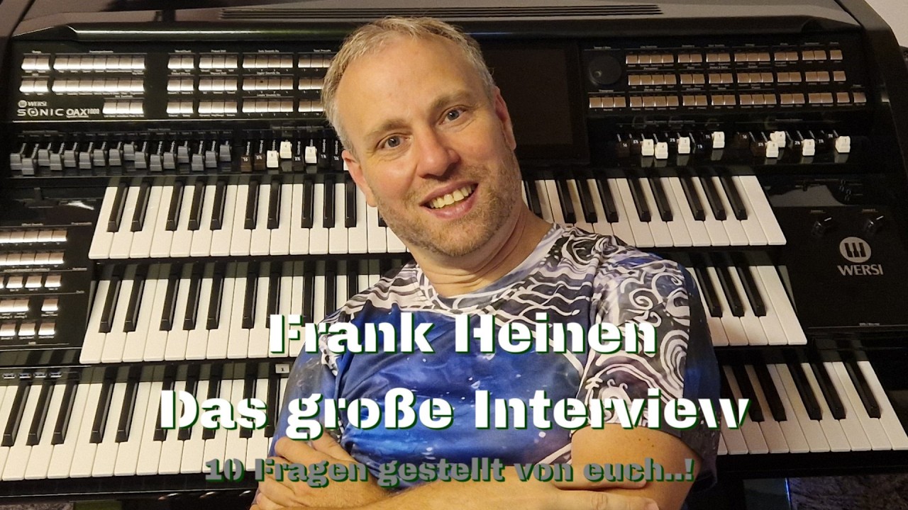 Frank Heinen auf der WERSI Orgel / Interview - 10 Fragen an 