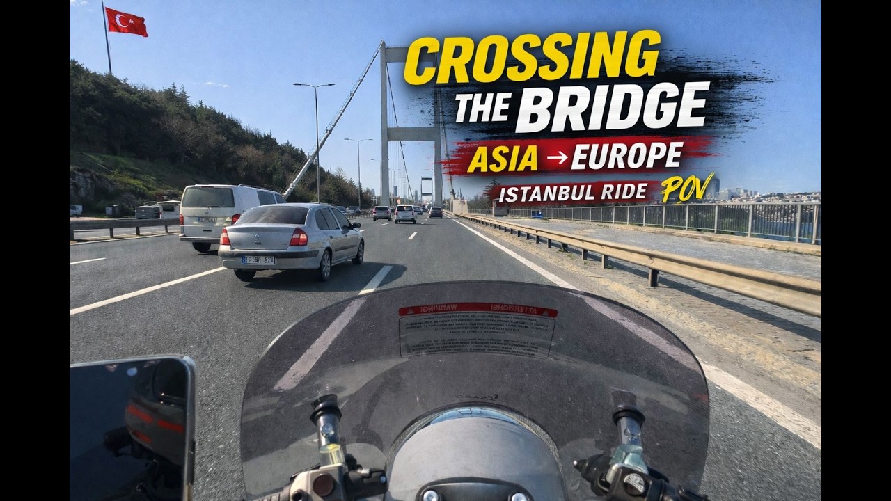 Crossing from Asia to Europe in Minutes | Istanbul Vespa Ride