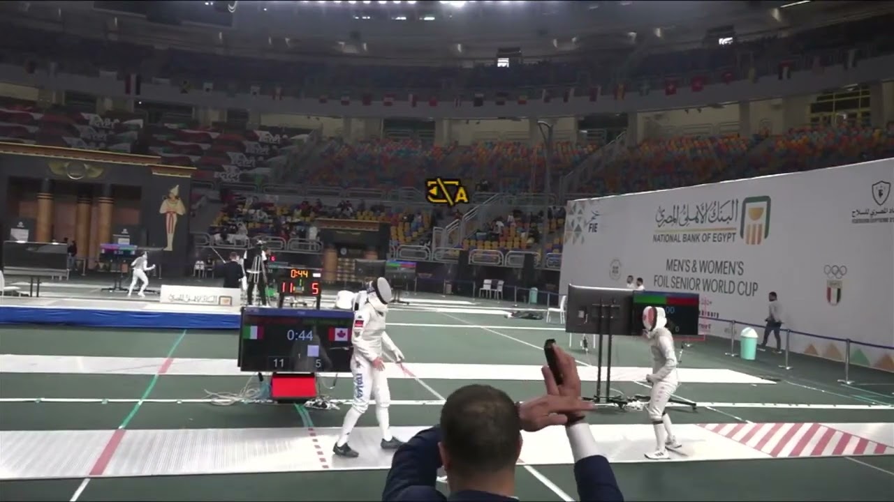 Cairo World Cup 2024 SWF - L16 - Arianna Errigo ITA v Jessica Guo CAN