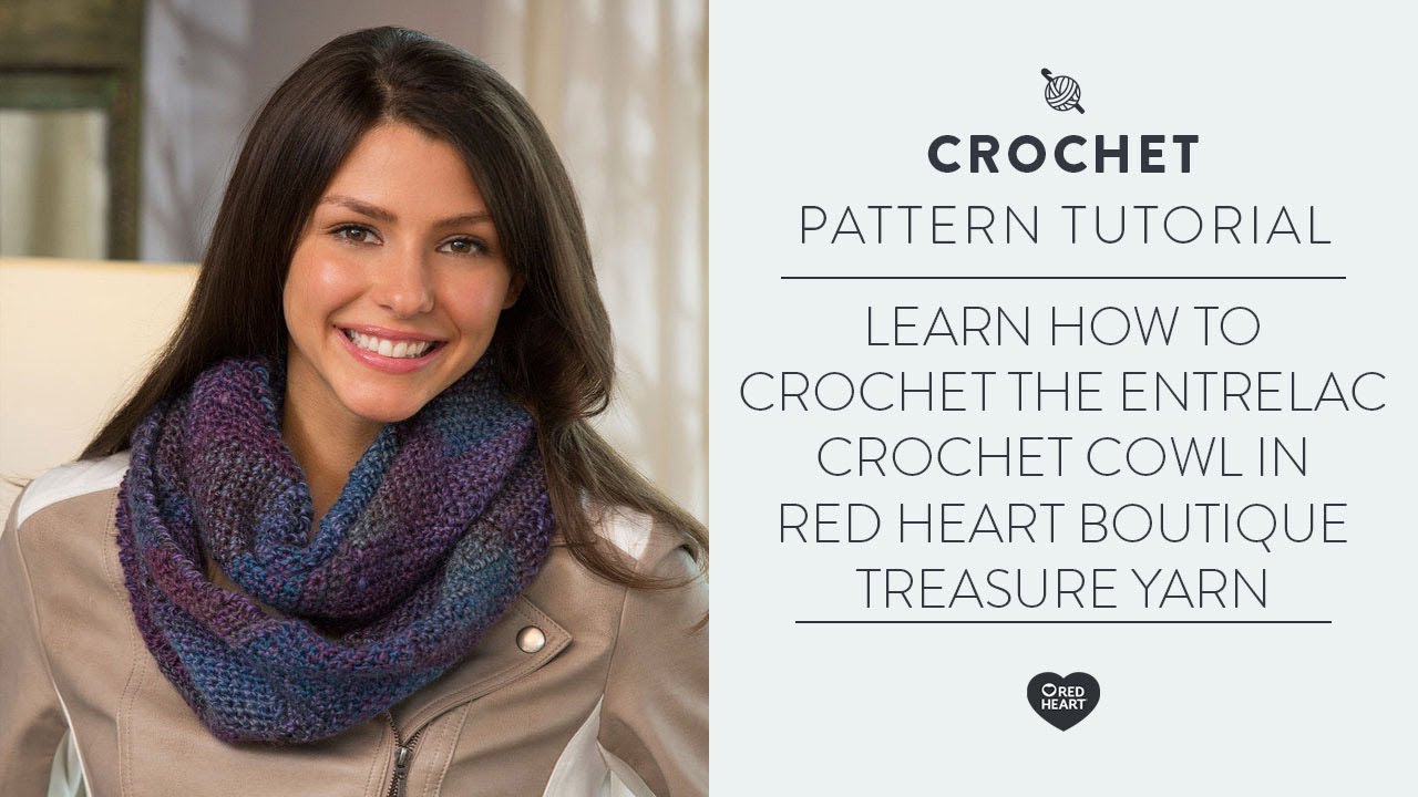 Entrelac Crochet Cowl