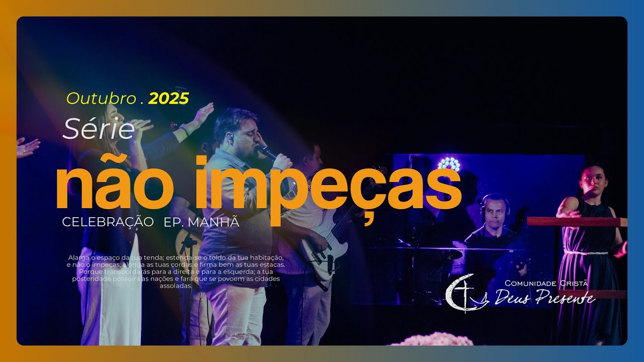 CCDP | CULTO DE CELEBRA&Ccedil;&Atilde;O  26/10/2025 -  MANH&Atilde;