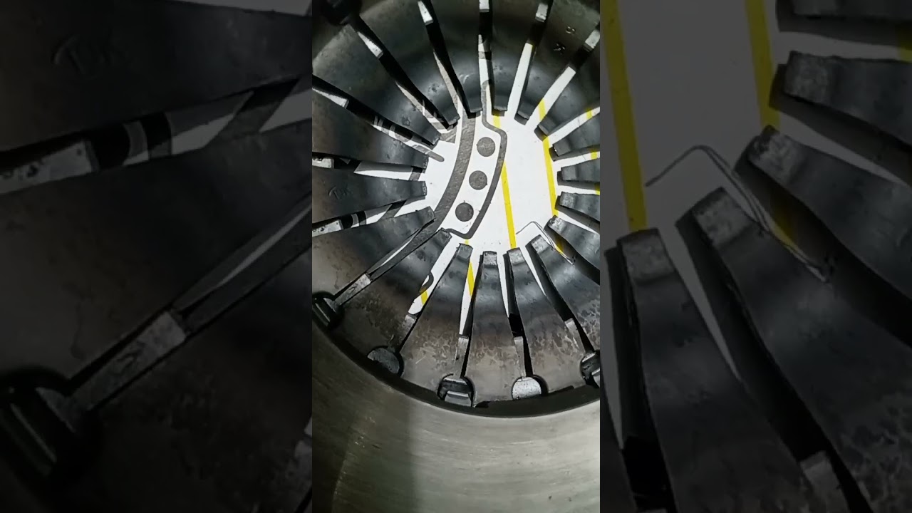 comparação embreagem Luk original e outra luk suspeita