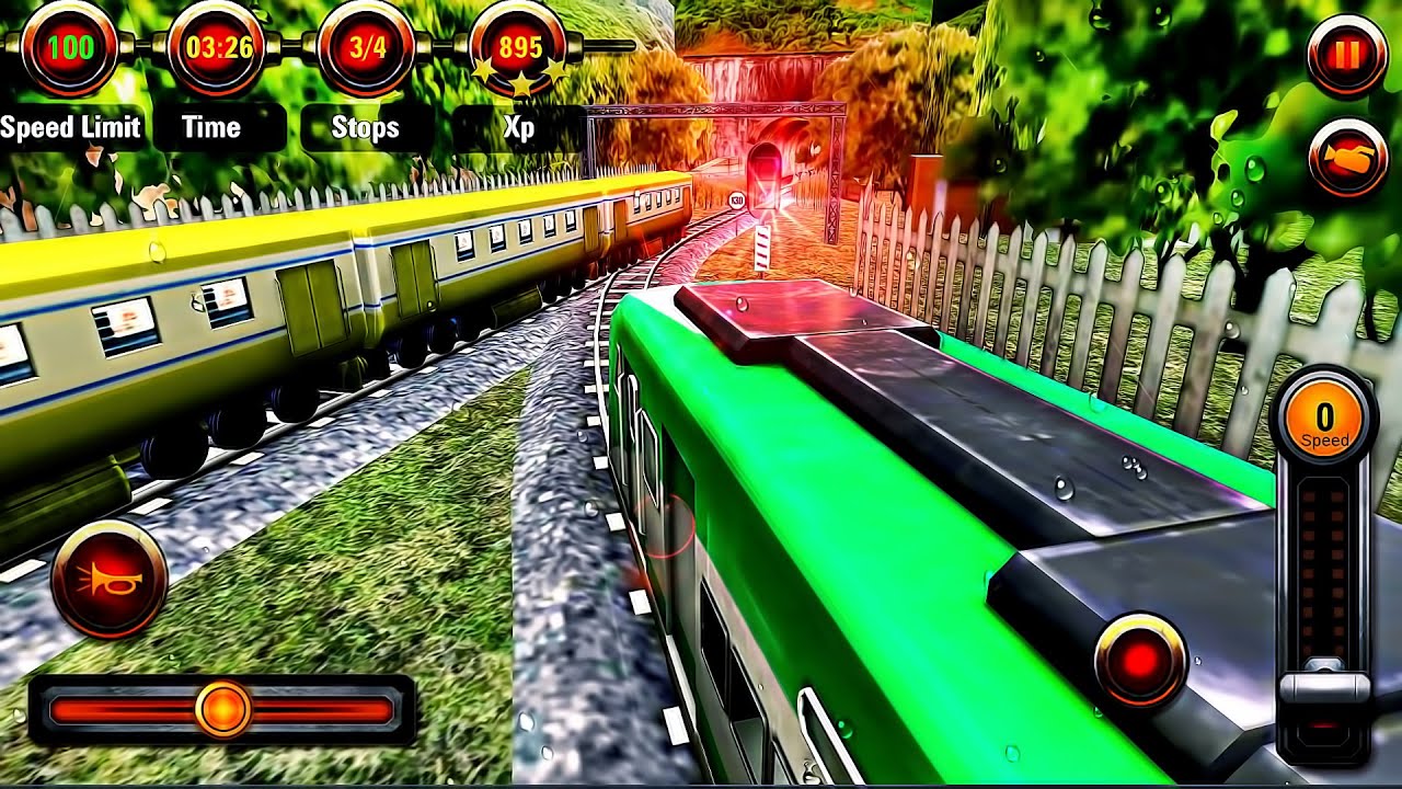 Train Racing Games 3D 2 Player - Railway Station Train Simulator - Android GamePlay #6