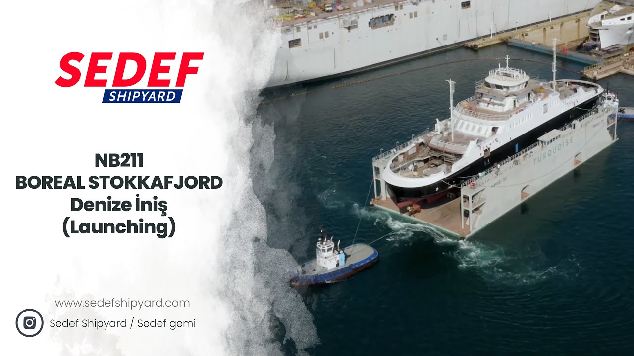 Sedef NB211-Boreal Stokkafjord Denize İniş / Launching video of Sedef NB211