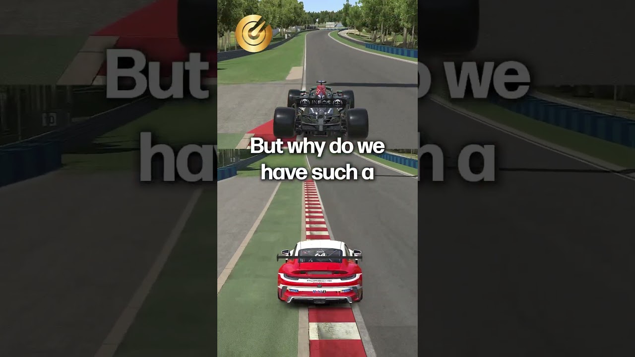РАЗЛИЧИЯ F1 x GT Racing Line! #f1 #simracing #iracing #assettocorsa