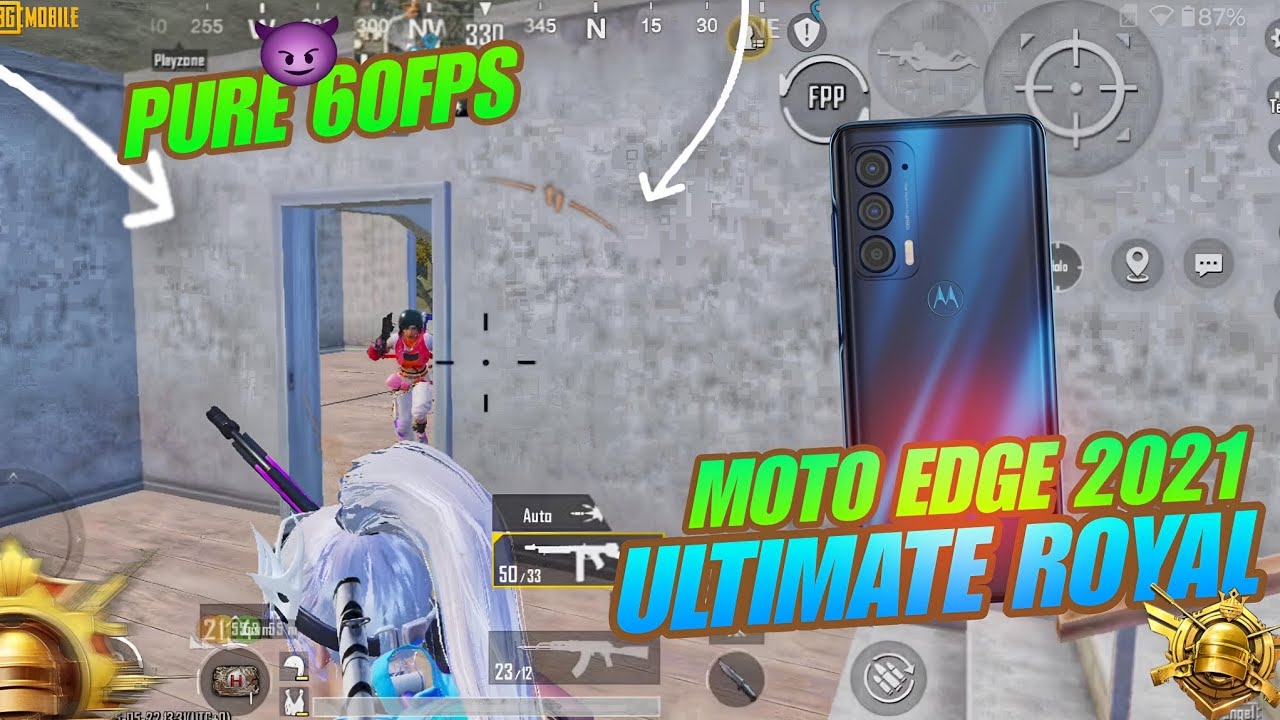 Testing Moto Edge 2021 In Ultimate Royal HARD Lobbies💀 | PUBG MOBILE | GROXZA