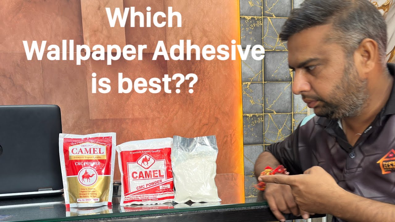 Which is best Wallpaper Adhesive ? | wallpaper paste| CMC powder | HSK Home Decor Kaithal |