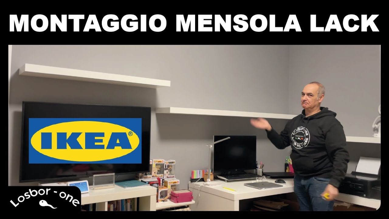 Montaggio mensola lack. #ikea #montaggio #installazione #lack #interiordesign
