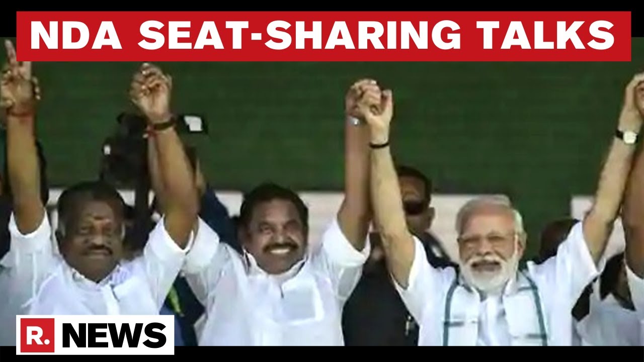NDA Allies Hold Seat-Sharing Talks; BJP Demands 33 Seats In TN Polls, AIADMK Ready To Offer 25