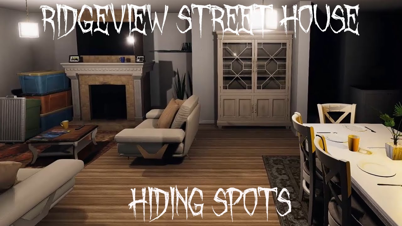 UPDATED Hiding Spots on Ridgeview Road House | Phasmophobia (v0.6.1.1)
