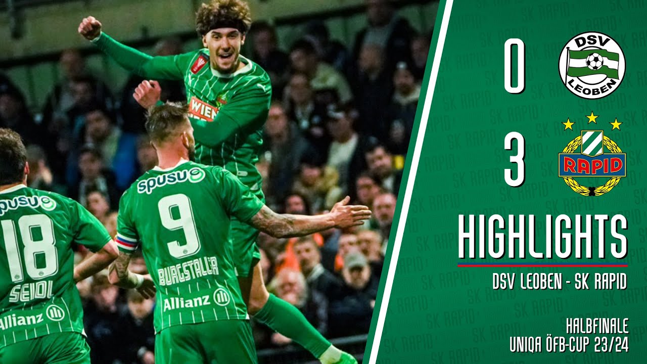 Highlights: DSV Leoben - SK Rapid