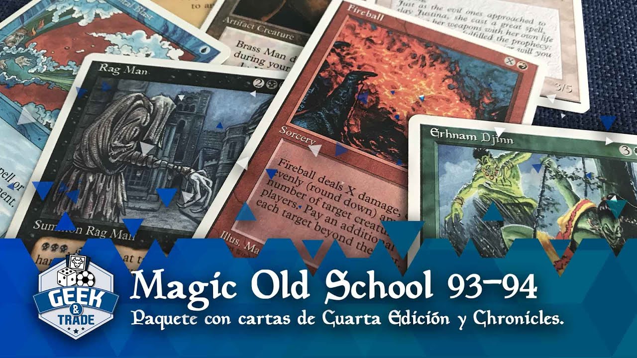 [Geek&Trade] Magic Old School. Segunda compra de cartas.