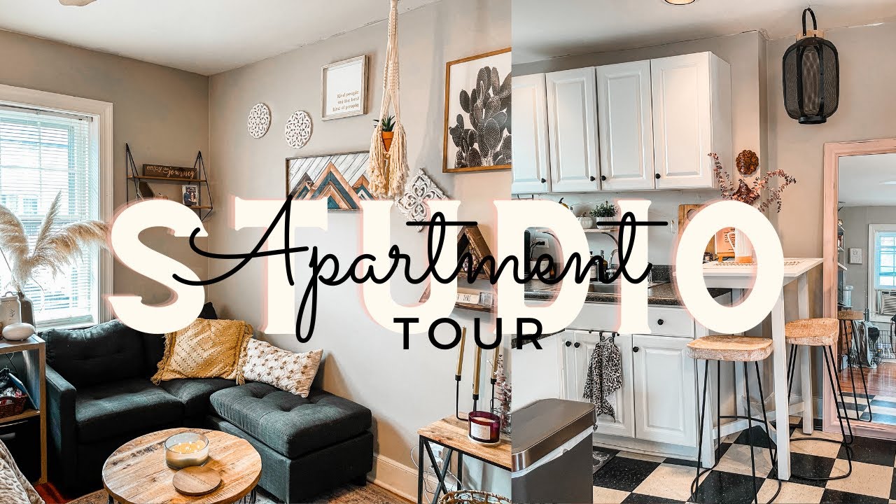 MY TINY HOUSE 200 SQ FT STUDIO APARTMENT TOUR + Small Space Tips & Tons of Decor Inspo!