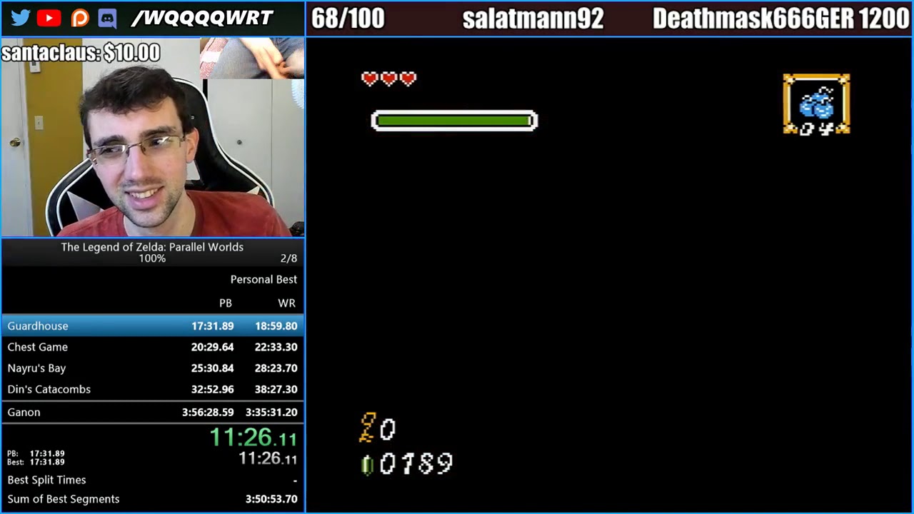 Parallel Worlds 100% Speedrun World Record - 3:09:01