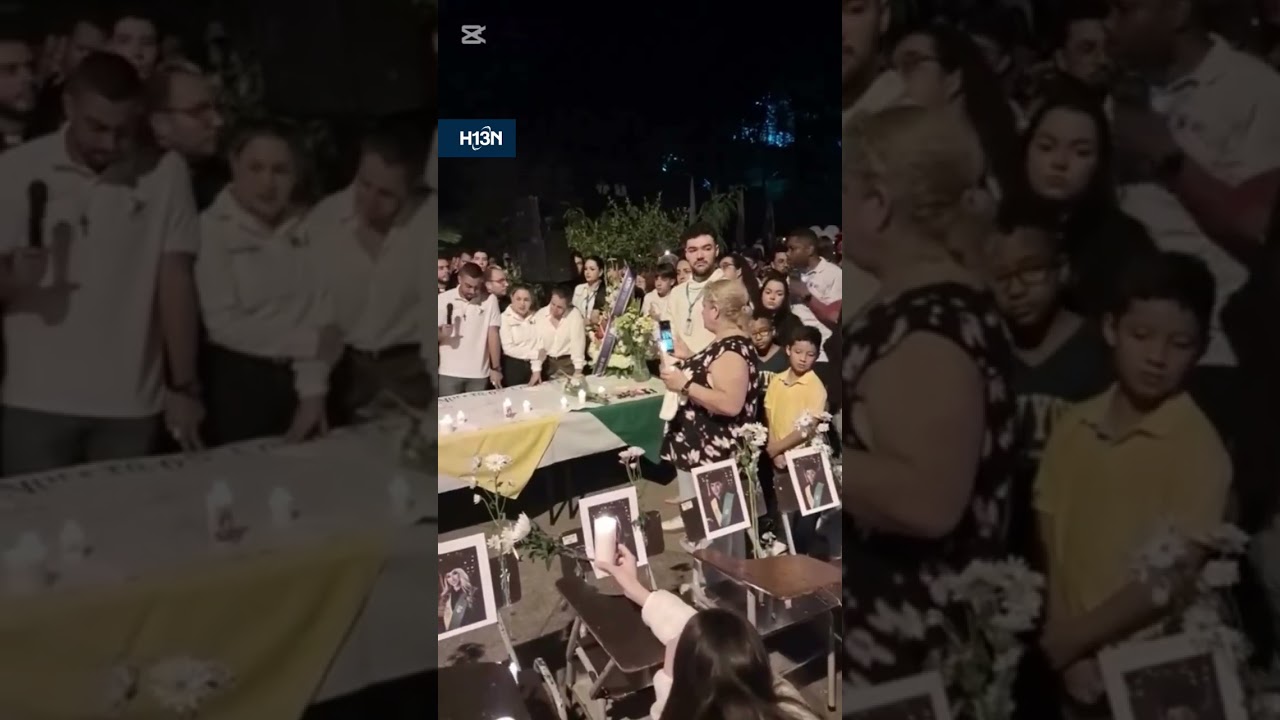 Bello encendió velas en memoria de los egresados fallecidos del Liceo Antioqueño