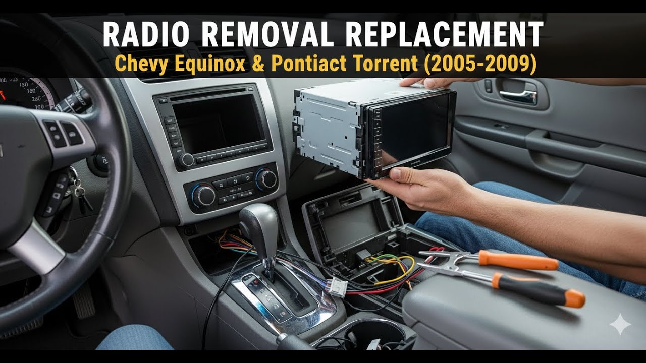How to Replace Radio & CD Player | Chevy Equinox & Pontiac Torrent (2005-2009)